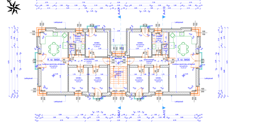 Új építésű, 4 szobás, társasházi, emeleti lakás, kocsibeállóval, Mendén eladó!