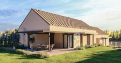 Új építésű, 2 szobás, kertes, teraszos, ikerházi lakás, Mendén eladó!