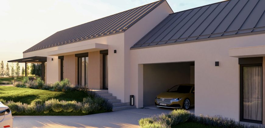 Új építésű, 2 szobás, kertes, teraszos, ikerházi lakás, Mendén eladó!