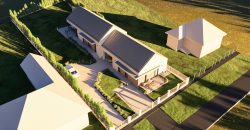 Új építésű, 2 szobás, kertes, teraszos, ikerházi lakás, Mendén eladó!