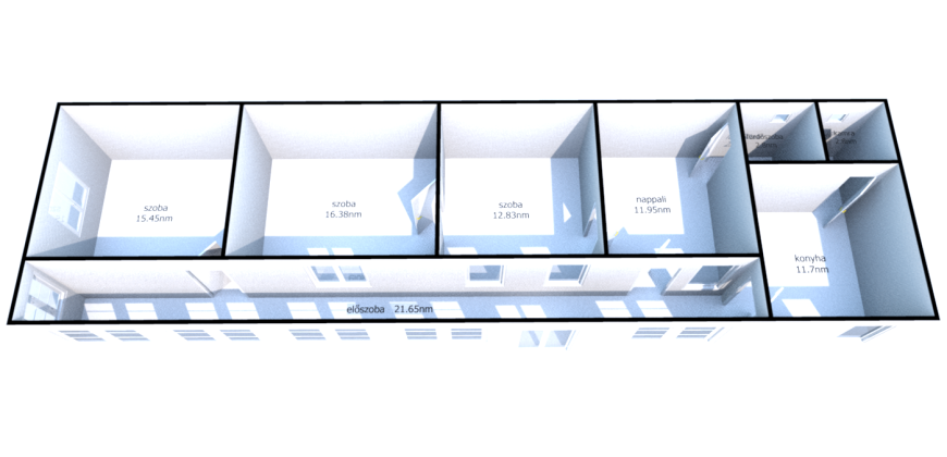 Felújítandó 4 szobás, verendás családi ház, gázkazánnal, Úriban eladó!