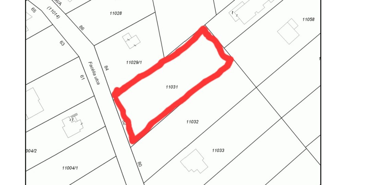 Érd rózadombján 1940 nm2 üres telek eladó
