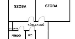 Budapest 10, Újhegy / társasházi lakás / panel (panelprogram) / 2 szoba / 50 m²